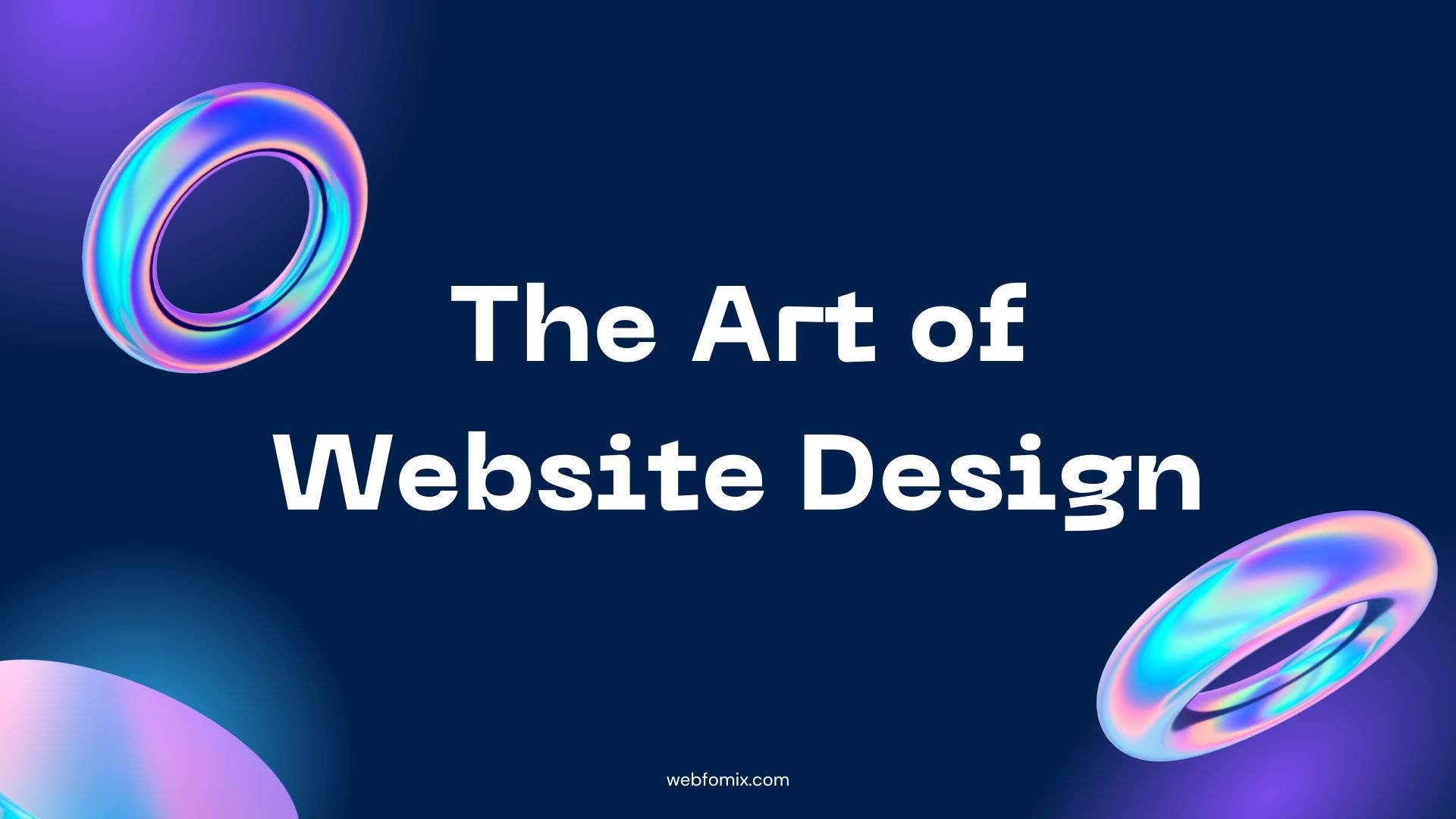 The Art of Website Design